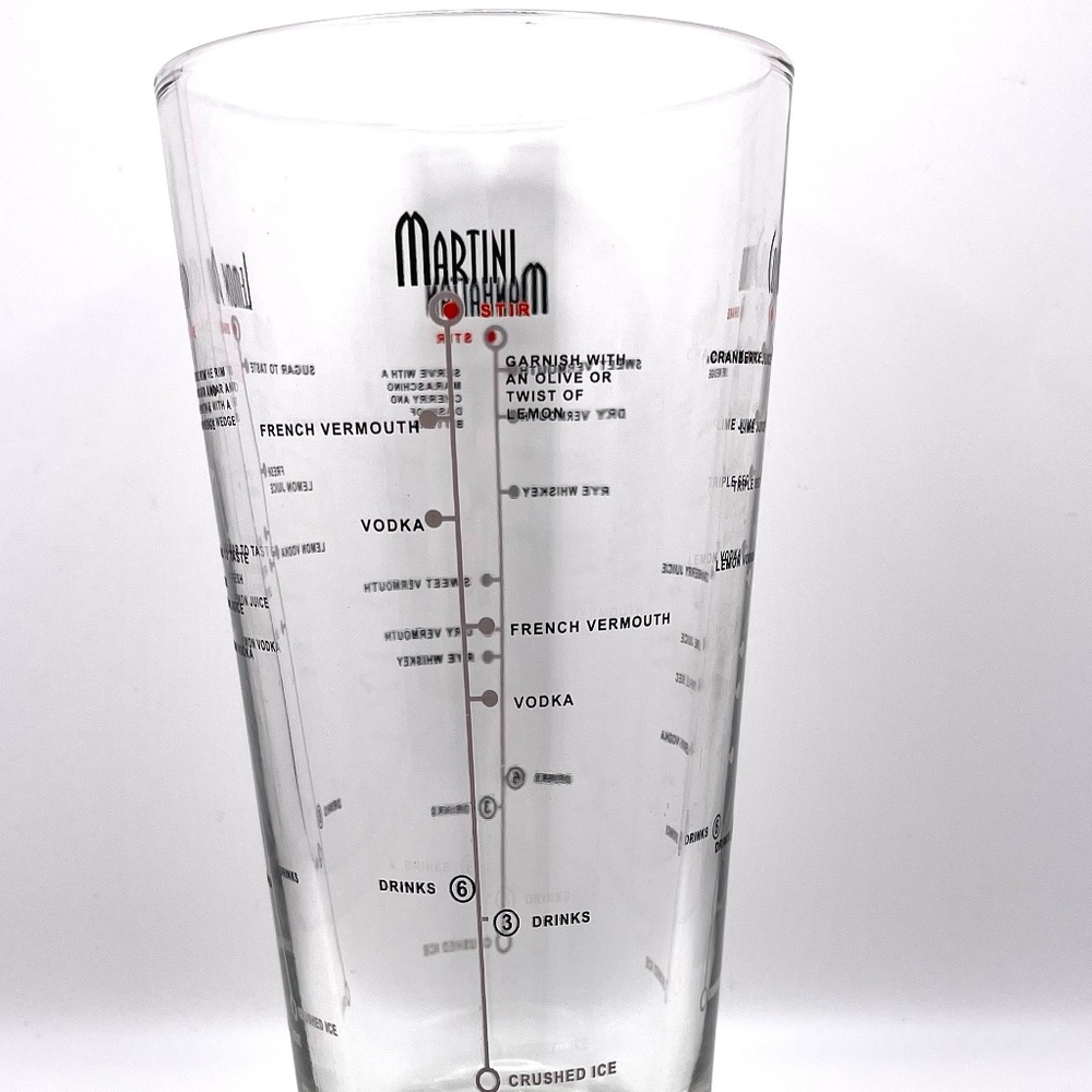Bar Recipe Cocktail Mixing & Stirring Glass, 16 oz